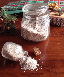 Homemade Smoked Salt on a smoker cooker