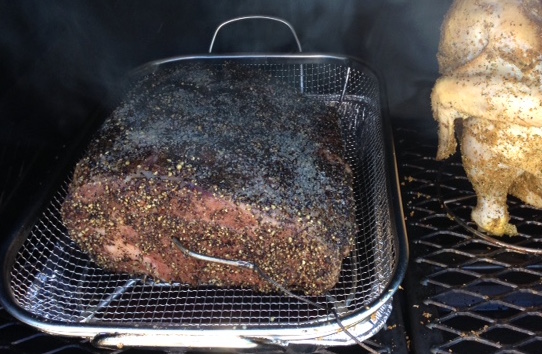 smoked prime rib roast by Douglas J. Morgan Jr. of Carolina Q'